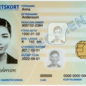 Buy Registered Or Fake Swedish Identity cards