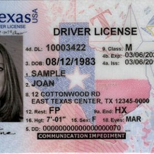 Buy Registered Or Fake Texas Driving License